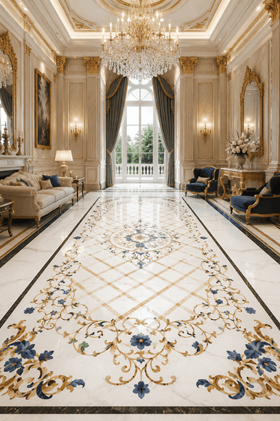 Bespoke Marble Flooring Design