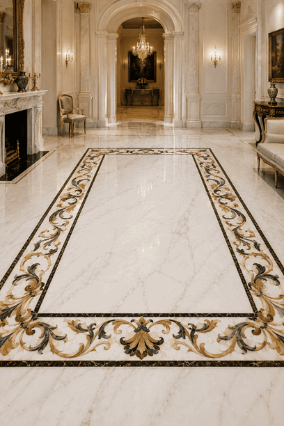 Palace Scroll Border Design